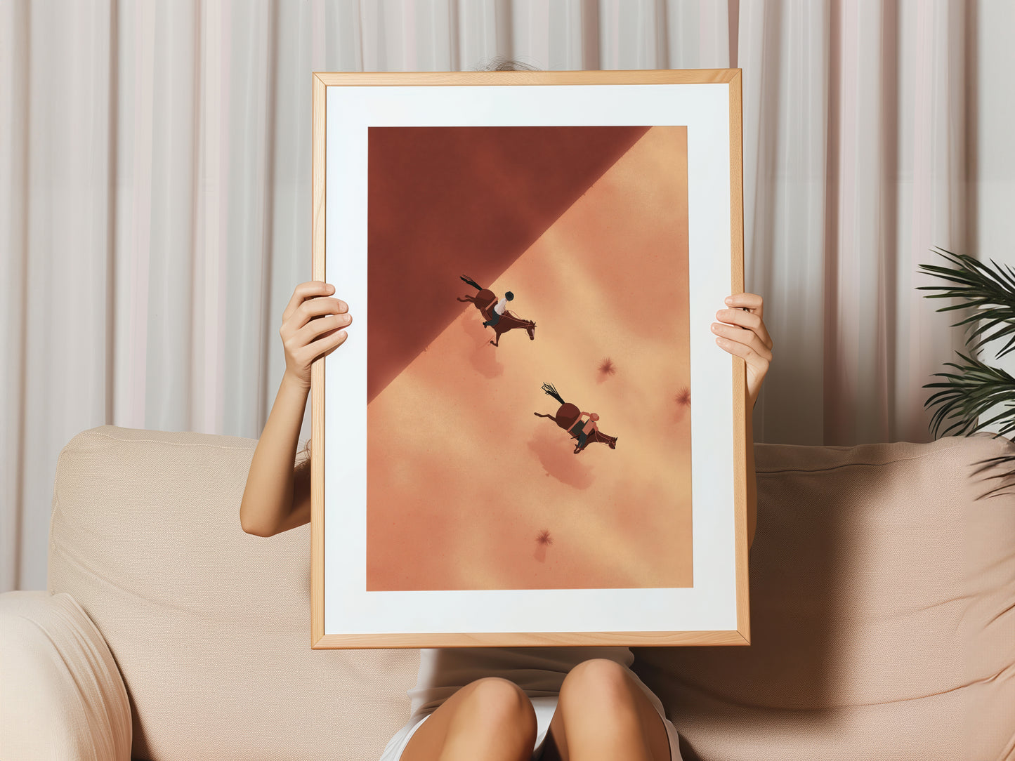 Surreal Desert Scene Canvas Art - Wall Print
