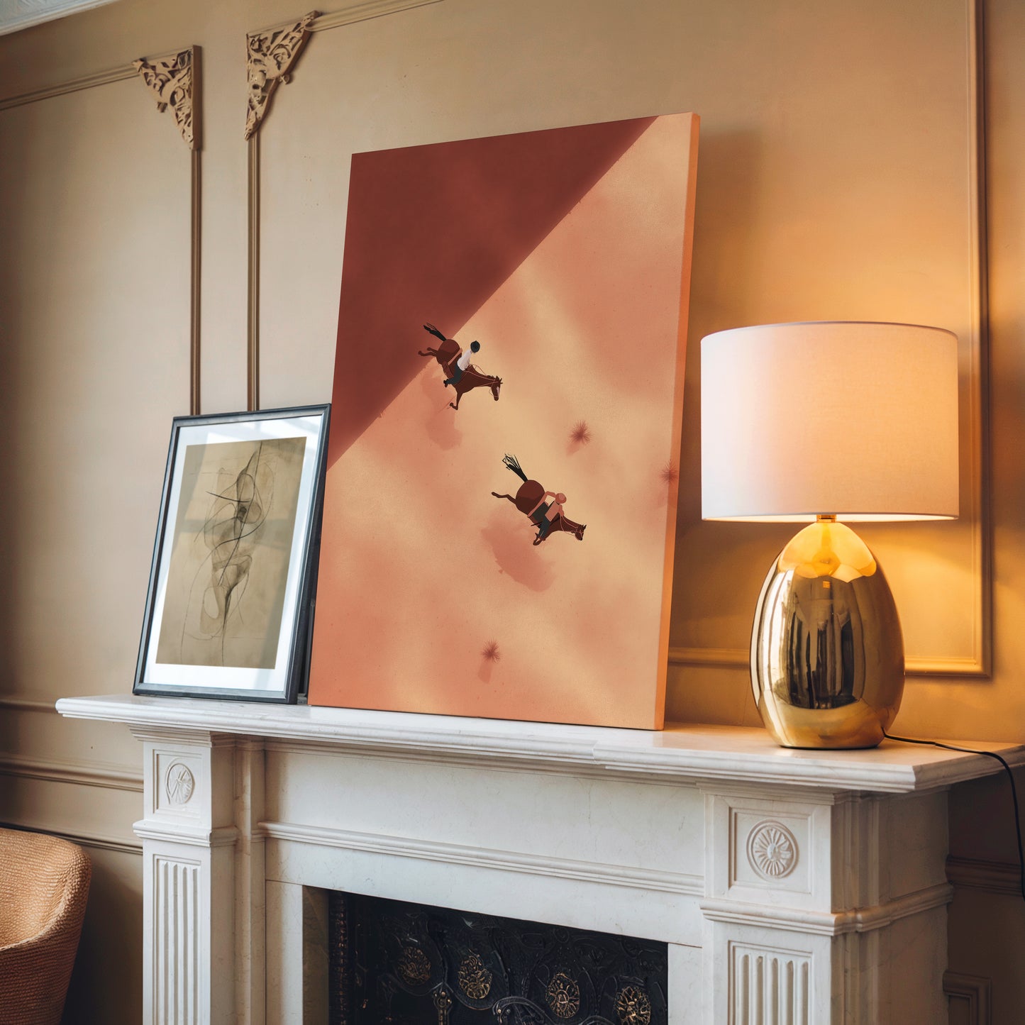 Surreal Desert Scene Canvas Art - Wall Print