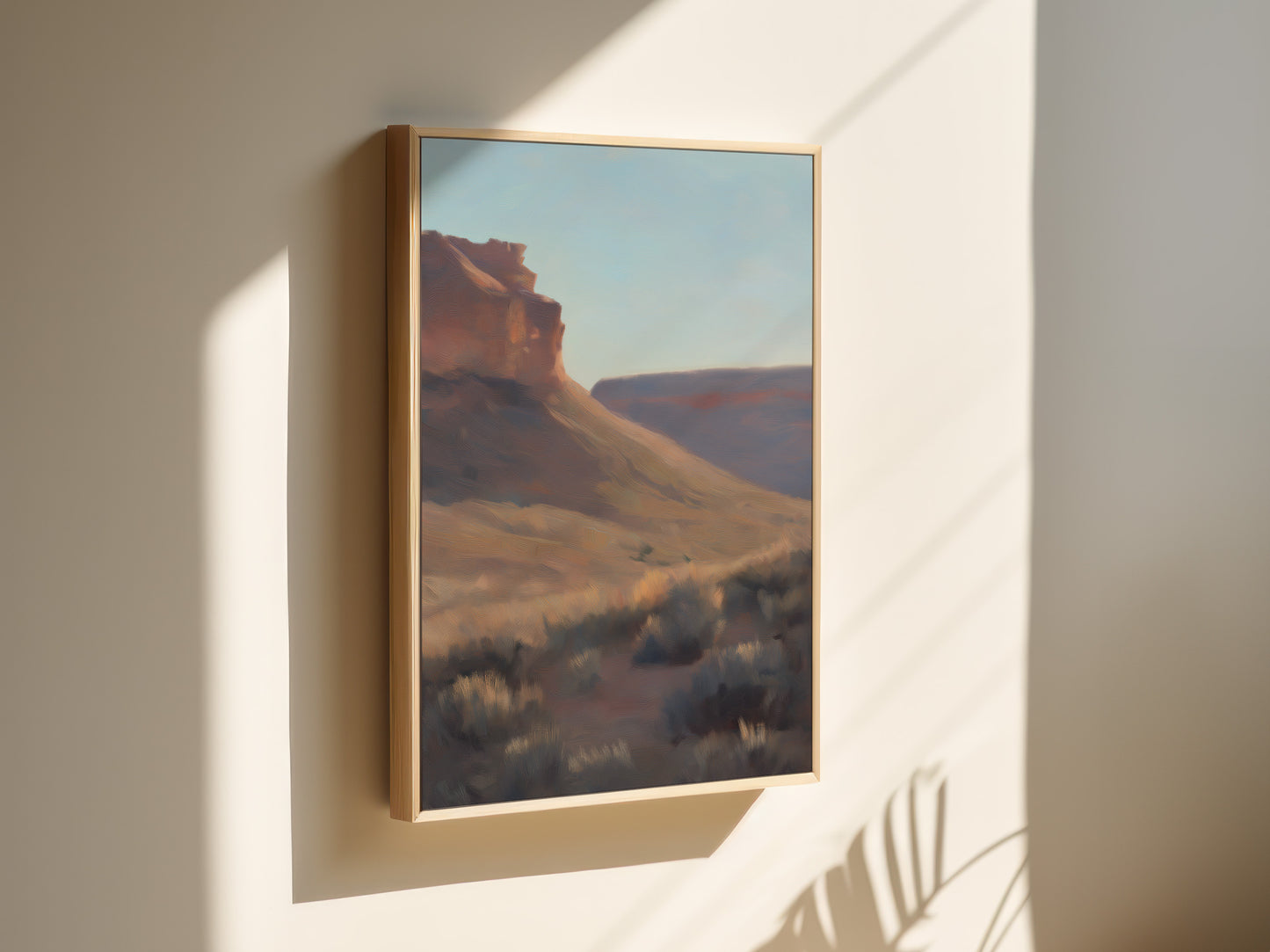 Southwestern Desert Landscape Vertical Canvas