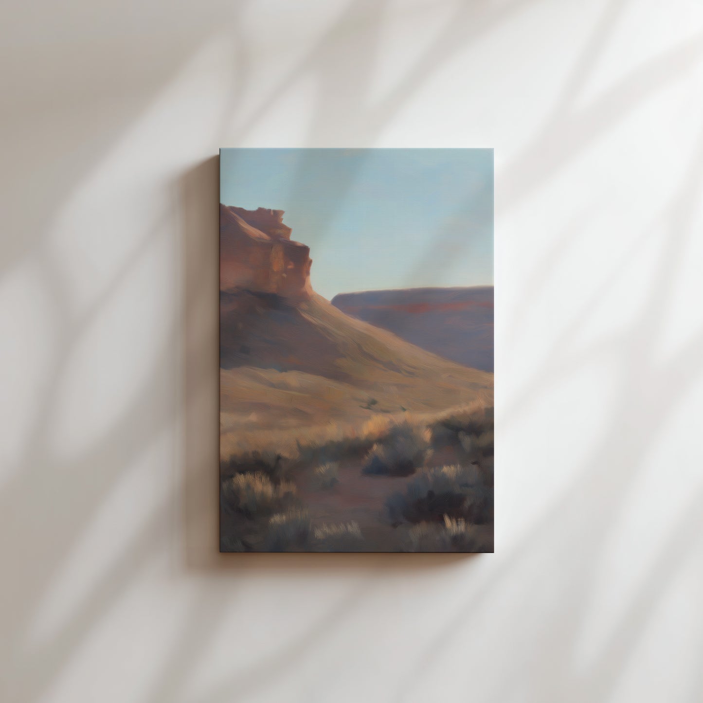 Southwestern Desert Landscape Vertical Canvas