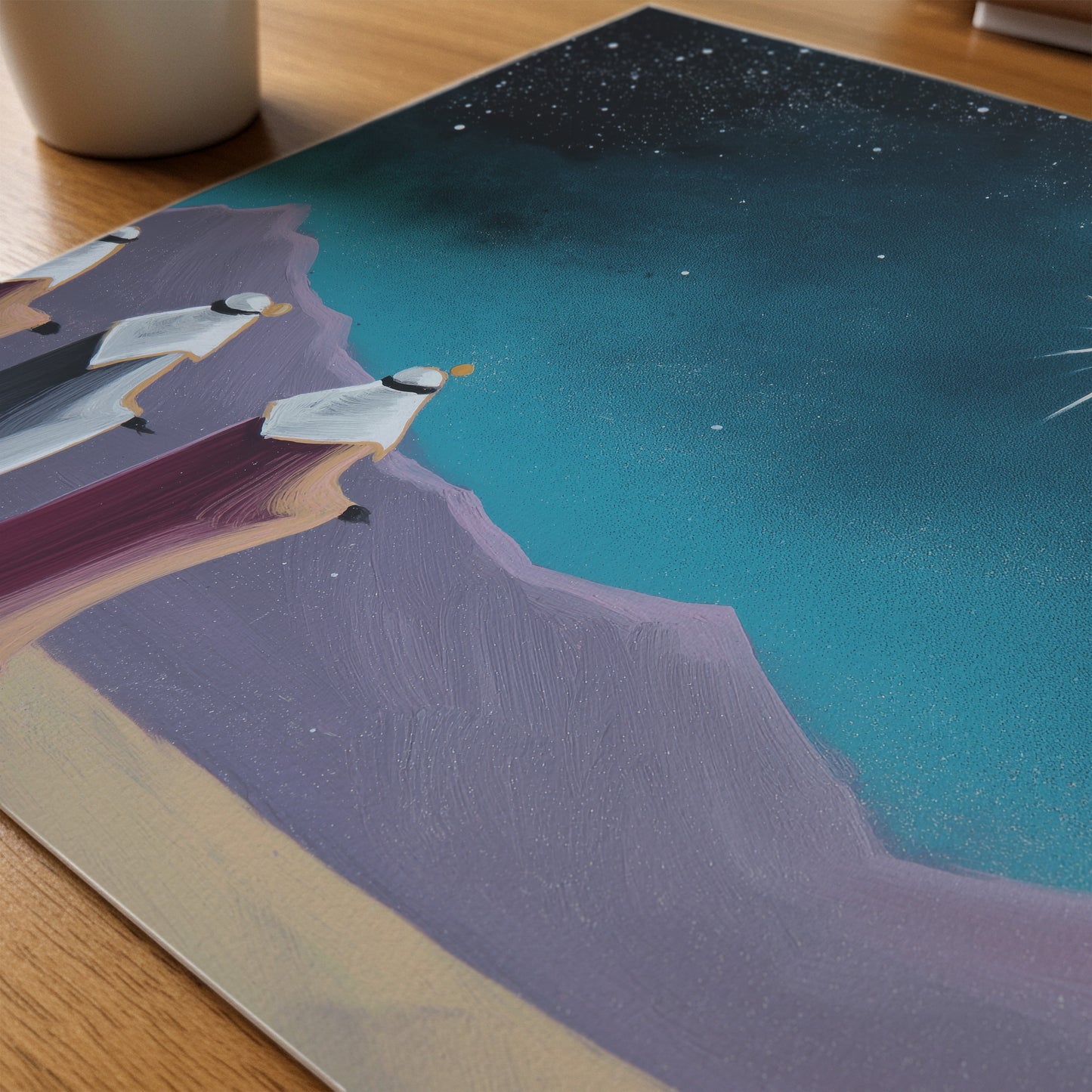 Three Wise Men Canvas Print: Star of Bethlehem Night Sky Art