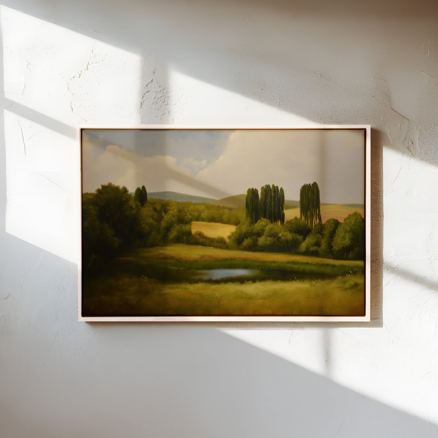 Tranquil Countryside Landscape Canvas Wall Art