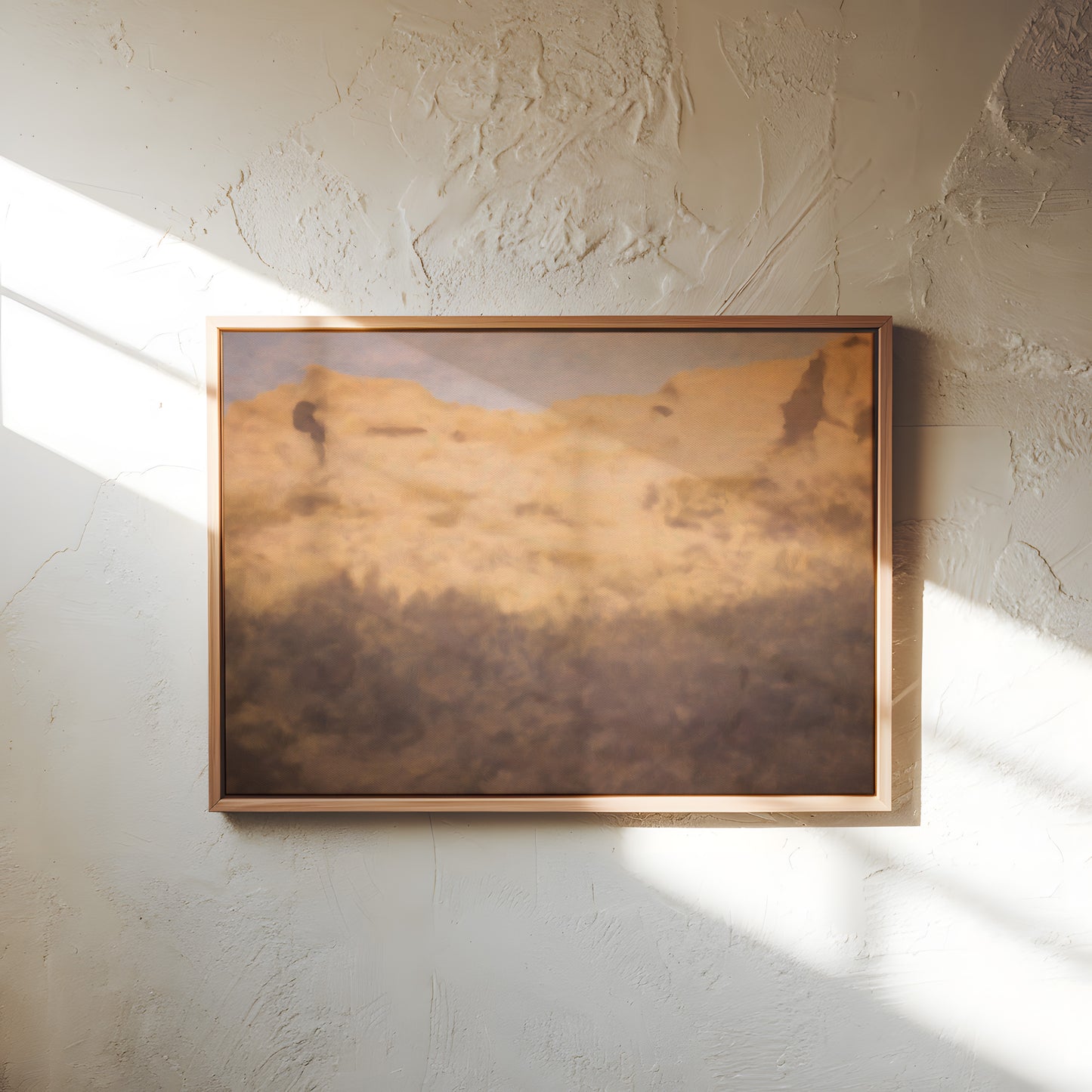 Abstract Desert Landscape Canvas: Premium Wall Art