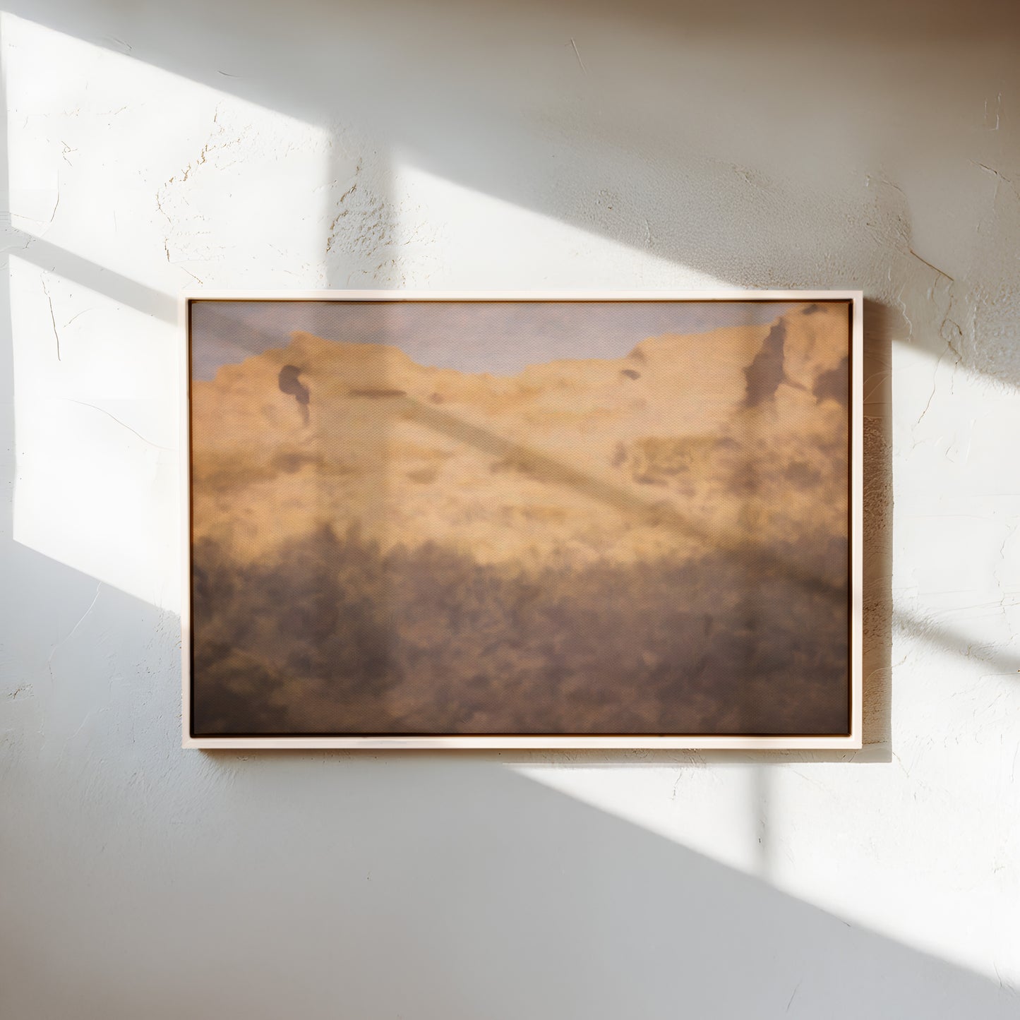 Abstract Desert Landscape Canvas: Premium Wall Art